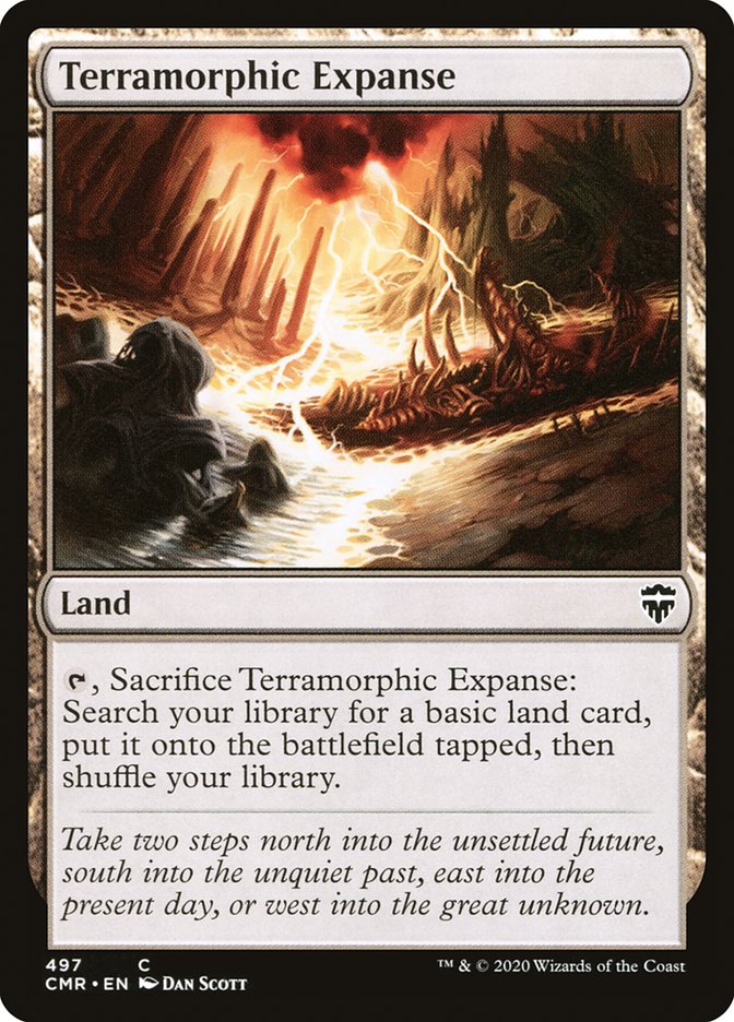 MTG Card Title: Terramorphic Expanse CMR/497