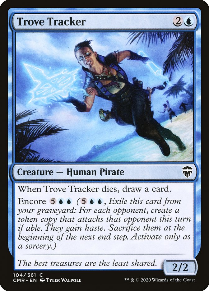 MTG Card Title: Trove Tracker CMR/104
