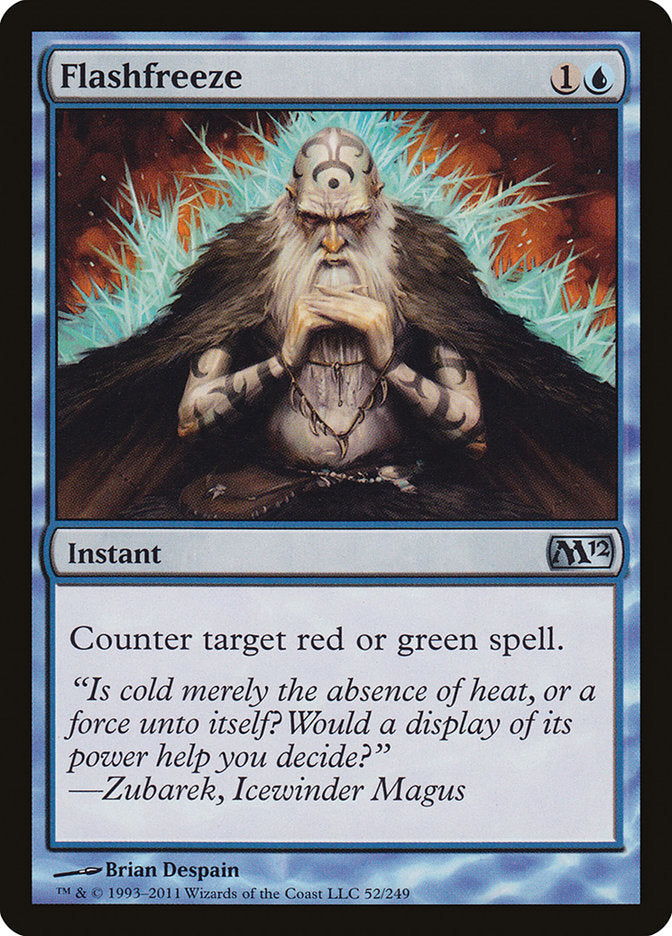 MTG Card Title: Flashfreeze M12/52