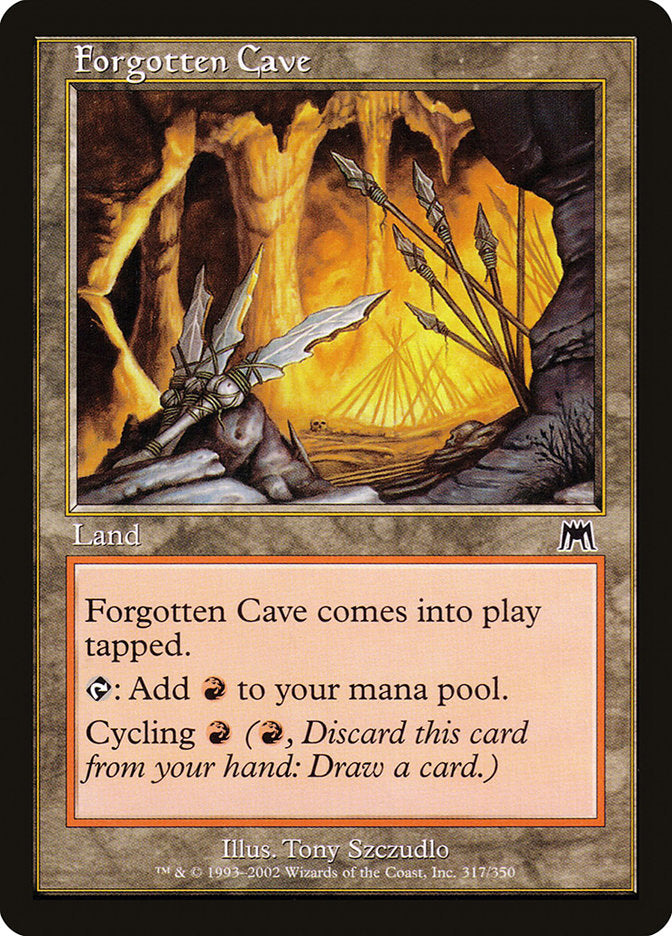 MTG Card Title: Forgotten Cave ONS/317