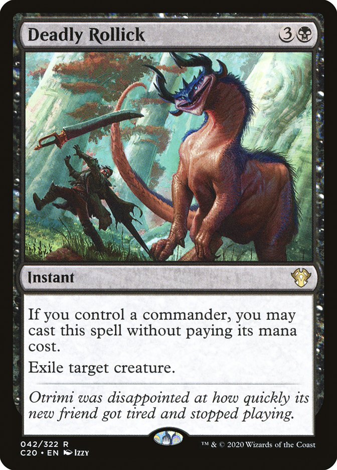 MTG Card Title: Deadly Rollick C20/42