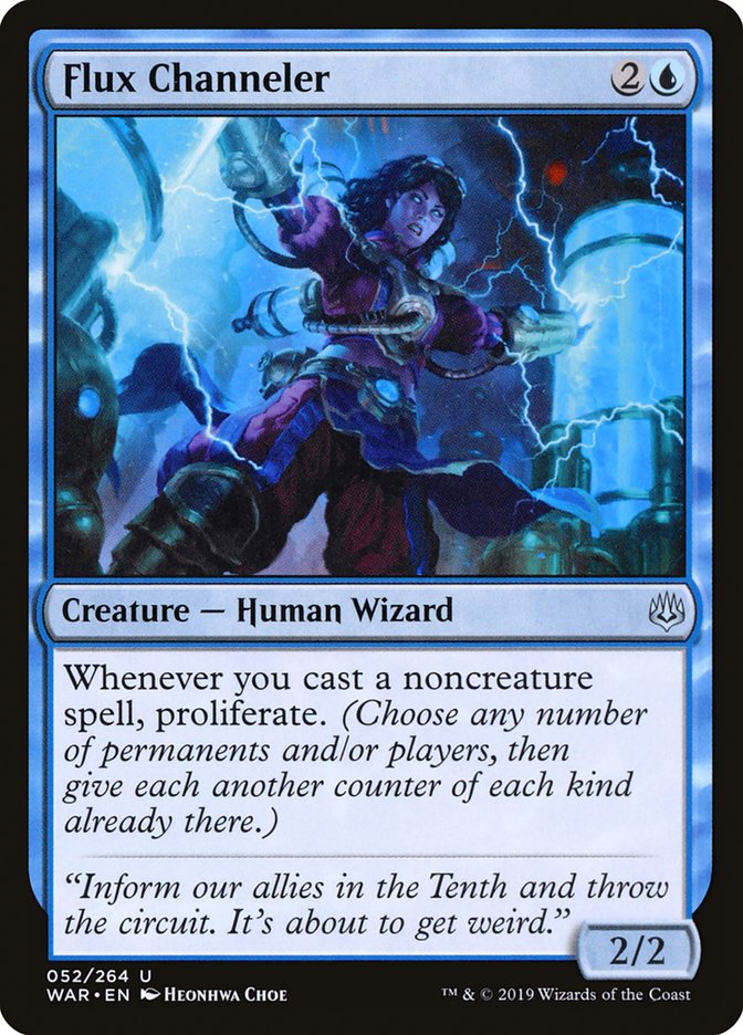 MTG Card Title: Flux Channeler WAR/52