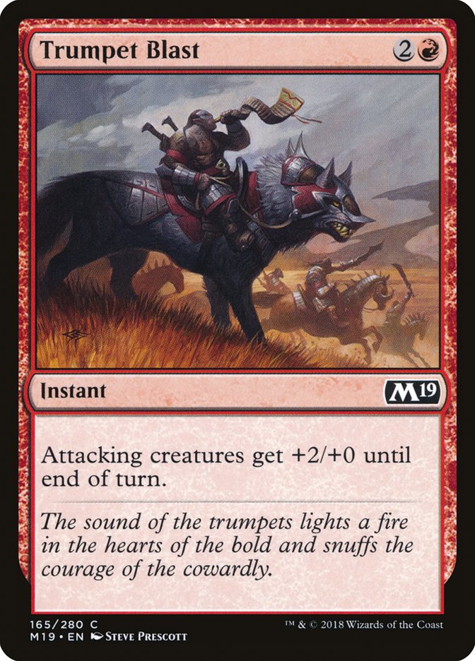 MTG Card Title: Trumpet Blast M19/165