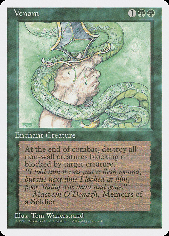 MTG Card Title: Venom 4ED/280