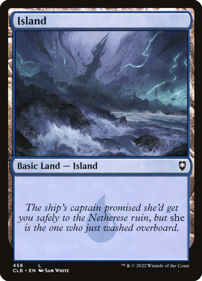 MTG Card Title: Island CLB/458
