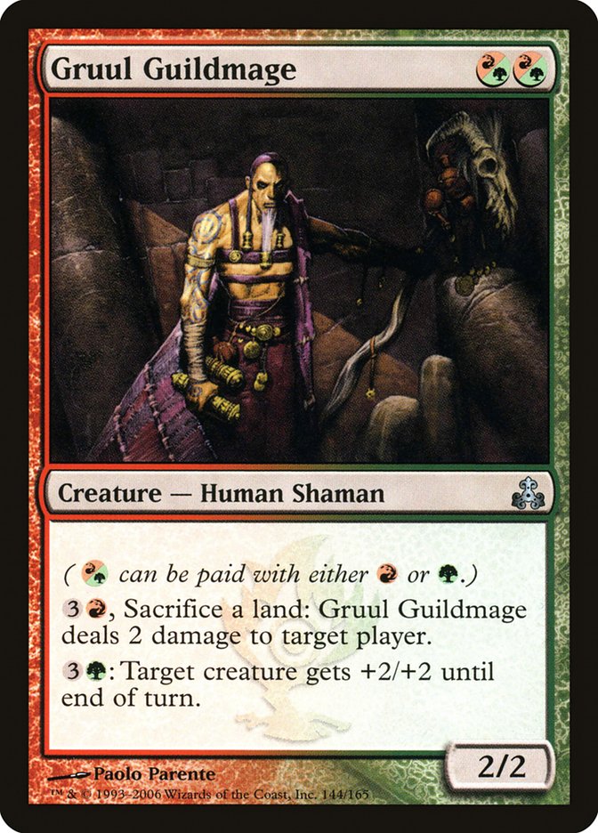 MTG Card Title: Gruul Guildmage GPT/144