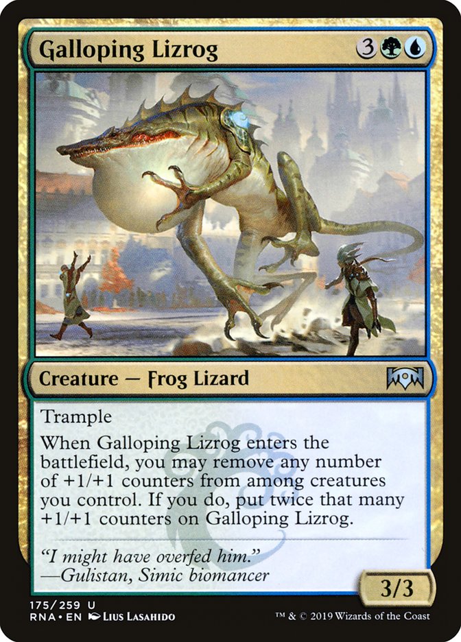 MTG Card Title: Galloping Lizrog RNA/175