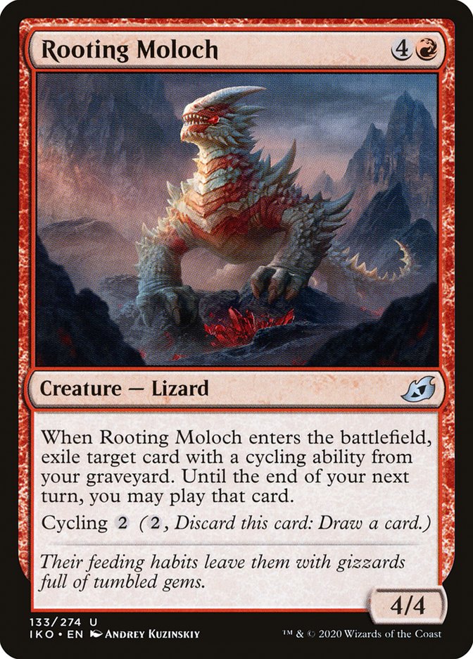 MTG Card Title: Rooting Moloch IKO/133