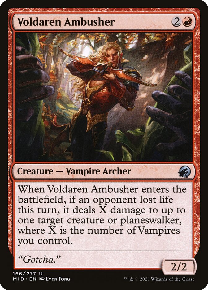 MTG Card Title: Voldaren Ambusher MID/166