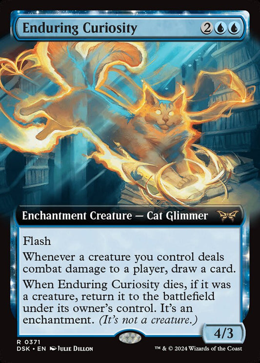 MTG Card Title: Enduring Curiosity DSK/371