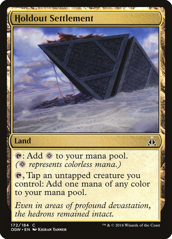 MTG Card Title: Holdout Settlement OGW/172