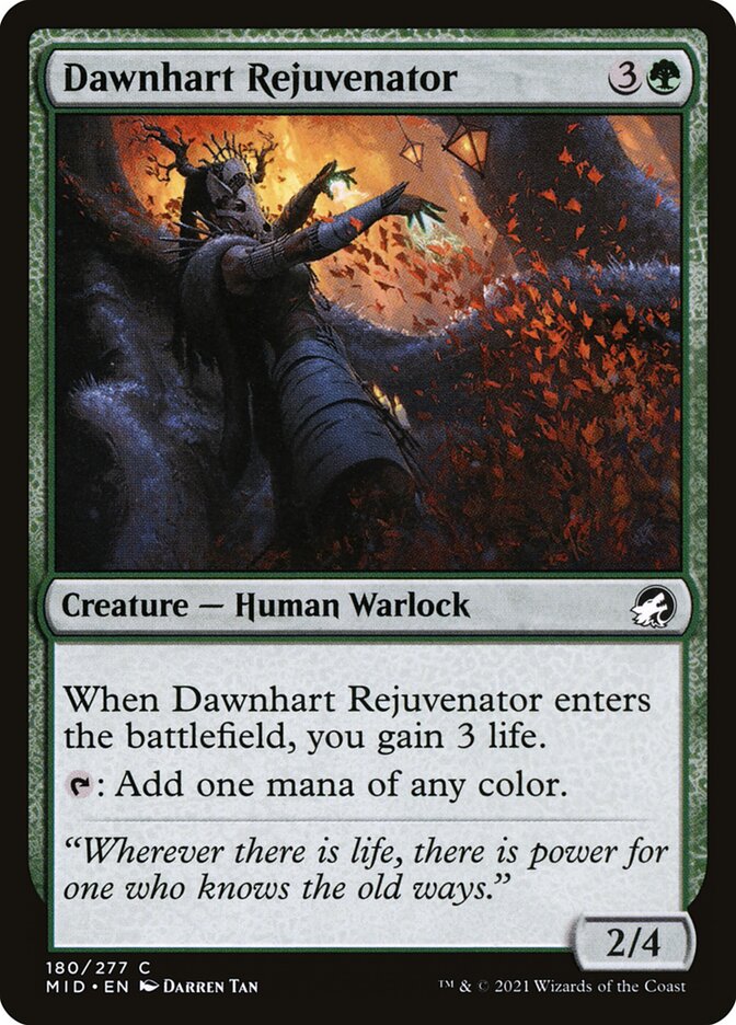 MTG Card Title: Dawnhart Rejuvenator MID/180