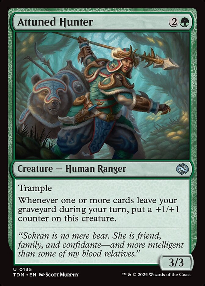 MTG Card Title: Attuned Hunter TDM/135