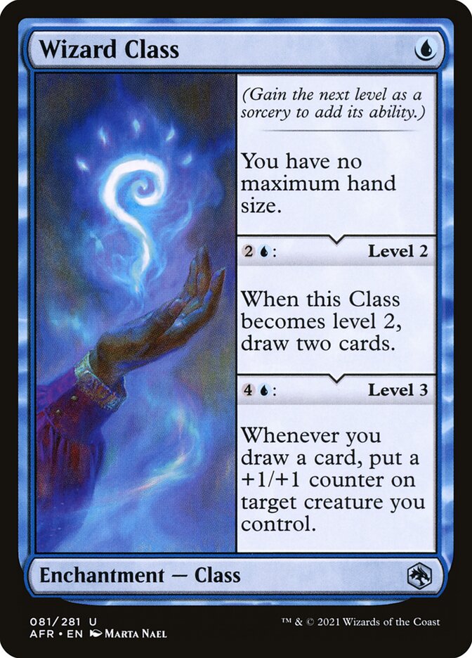 MTG Card Title: Wizard Class AFR/81