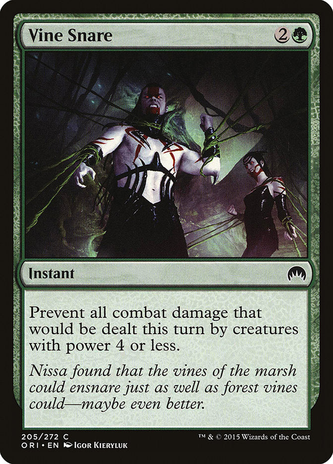 MTG Card Title: Vine Snare ORI/205