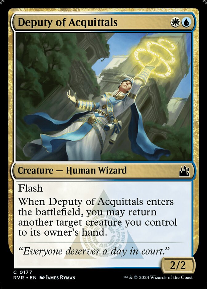 MTG Card Title: Deputy of Acquittals RVR/177