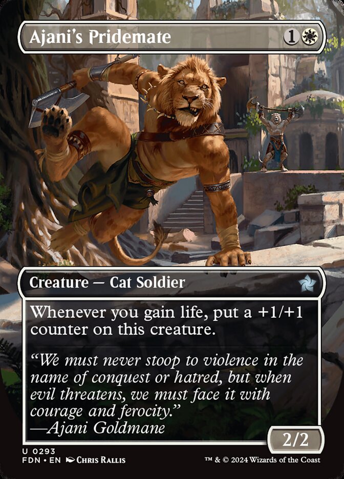 MTG Card Title: Ajani's Pridemate FDN/293