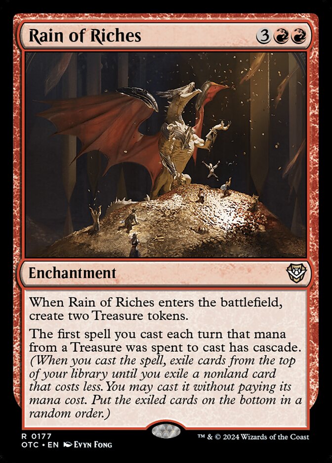 MTG Card Title: Rain of Riches OTC/177