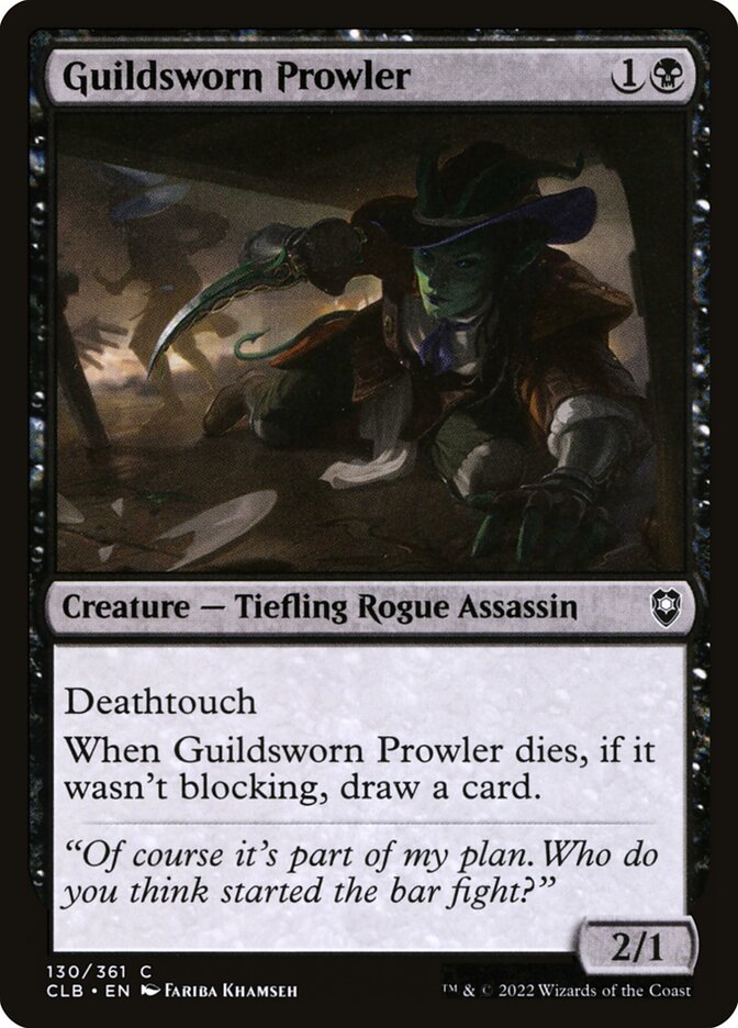 MTG Card Title: Guildsworn Prowler CLB/130