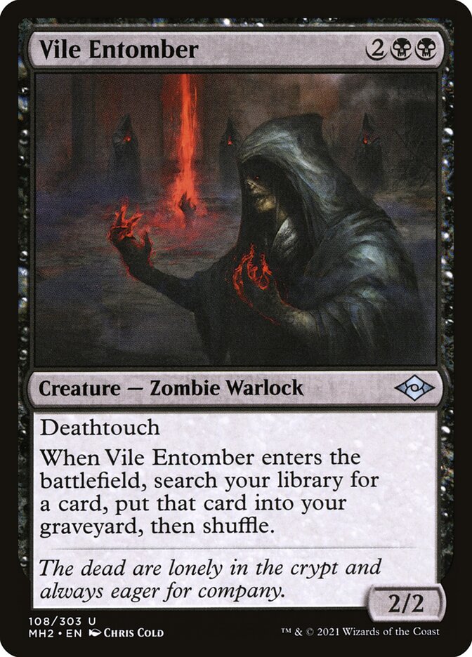 MTG Card Title: Vile Entomber MH2/108