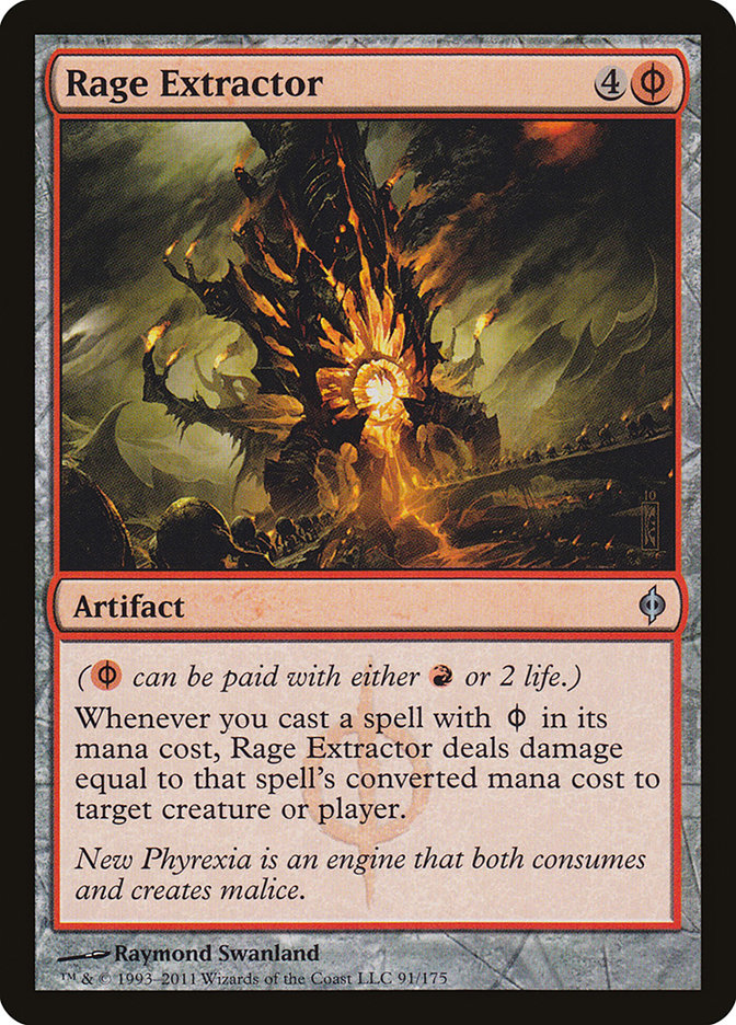 MTG Card Title: Rage Extractor NPH/91