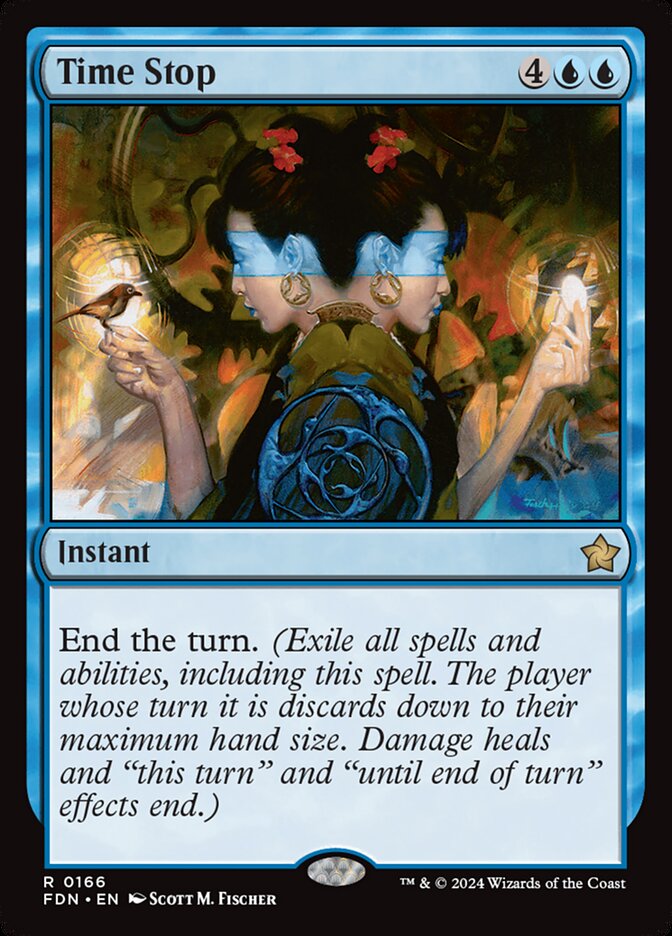 MTG Card Title: Time Stop FDN/166