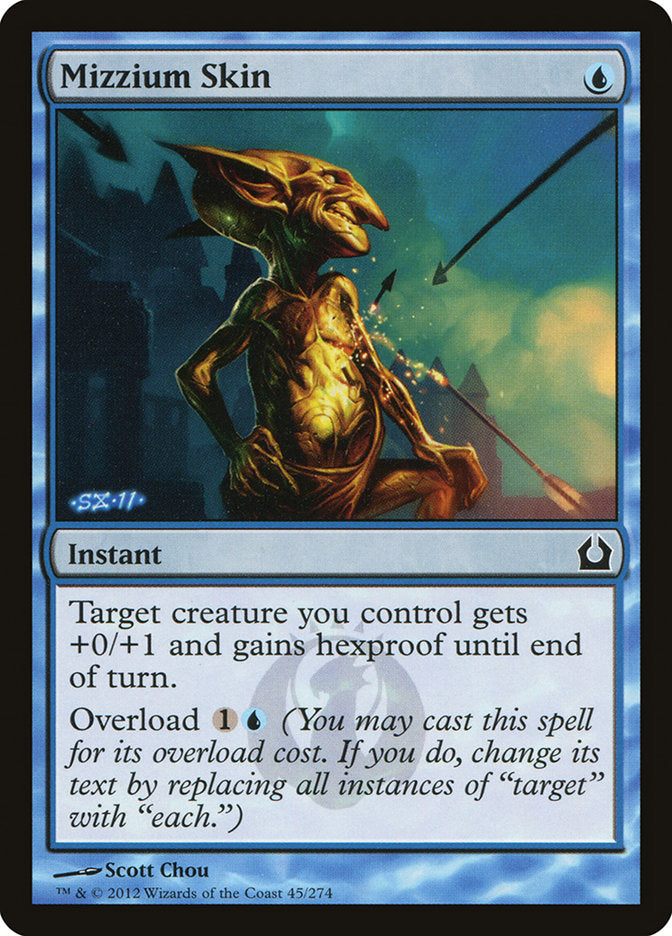 MTG Card Title: Mizzium Skin RTR/45