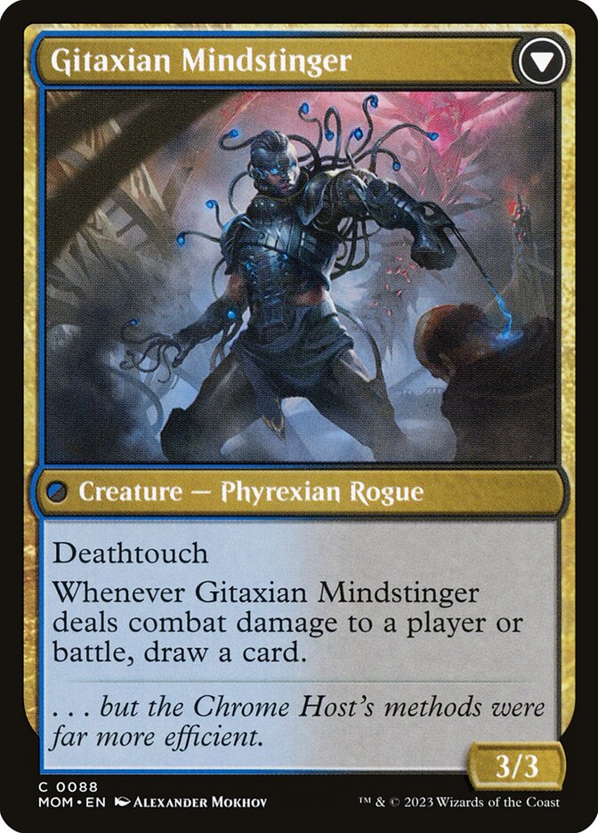 Aetherblade Agent // Gitaxian Mindstinger MOM/88