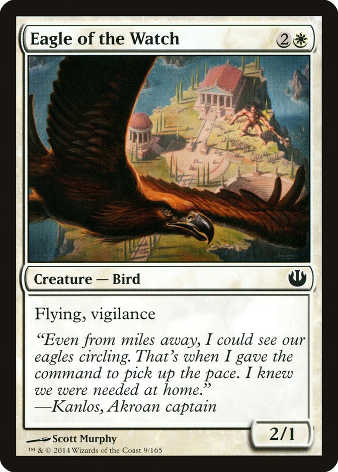 MTG Card Title: Eagle of the Watch JOU/9