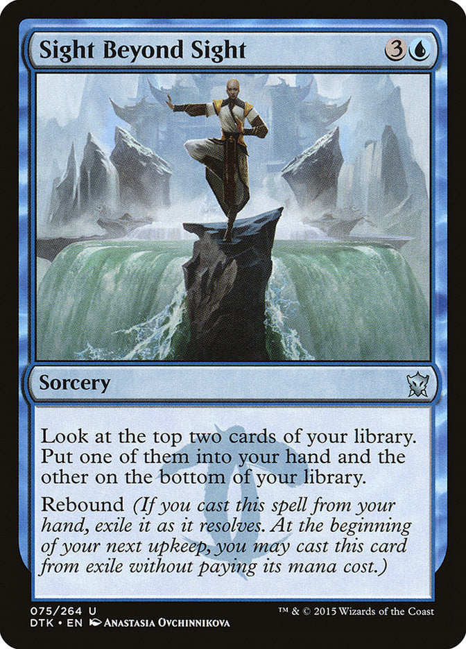 MTG Card Title: Sight Beyond Sight DTK/75