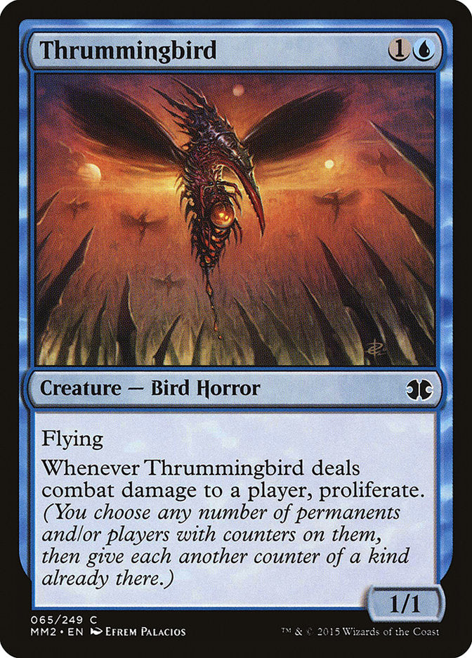 MTG Card Title: Thrummingbird MM2/65