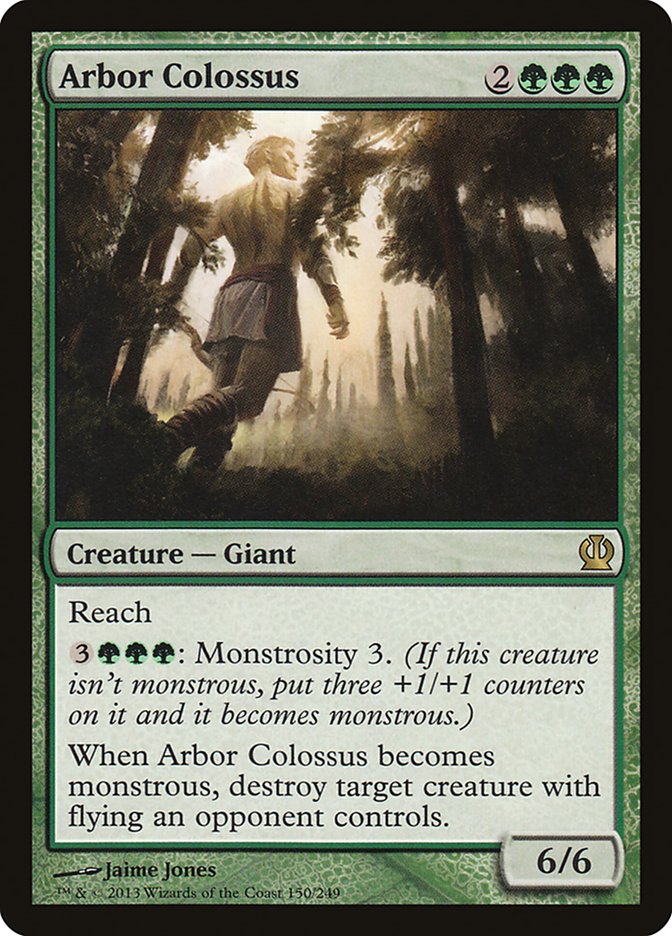 MTG Card Title: Arbor Colossus THS/150