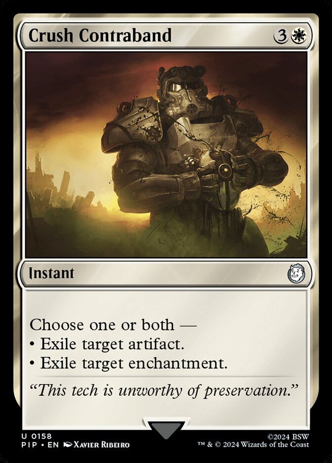 MTG Card Title: Crush Contraband PIP/158