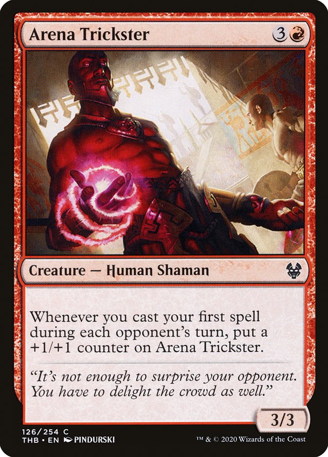 MTG Card Title: Arena Trickster THB/126