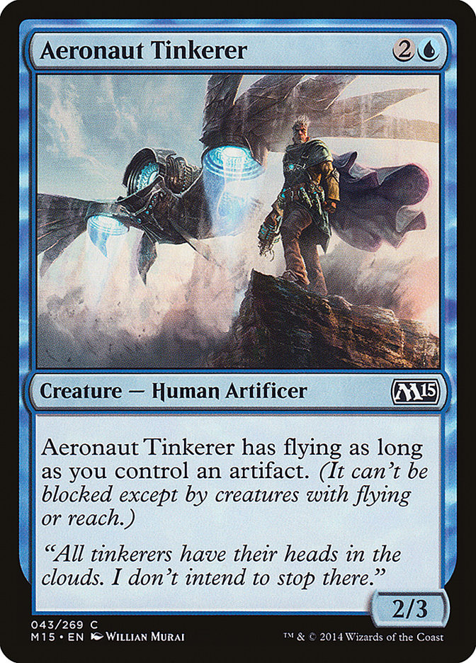 MTG Card Title: Aeronaut Tinkerer M15/43