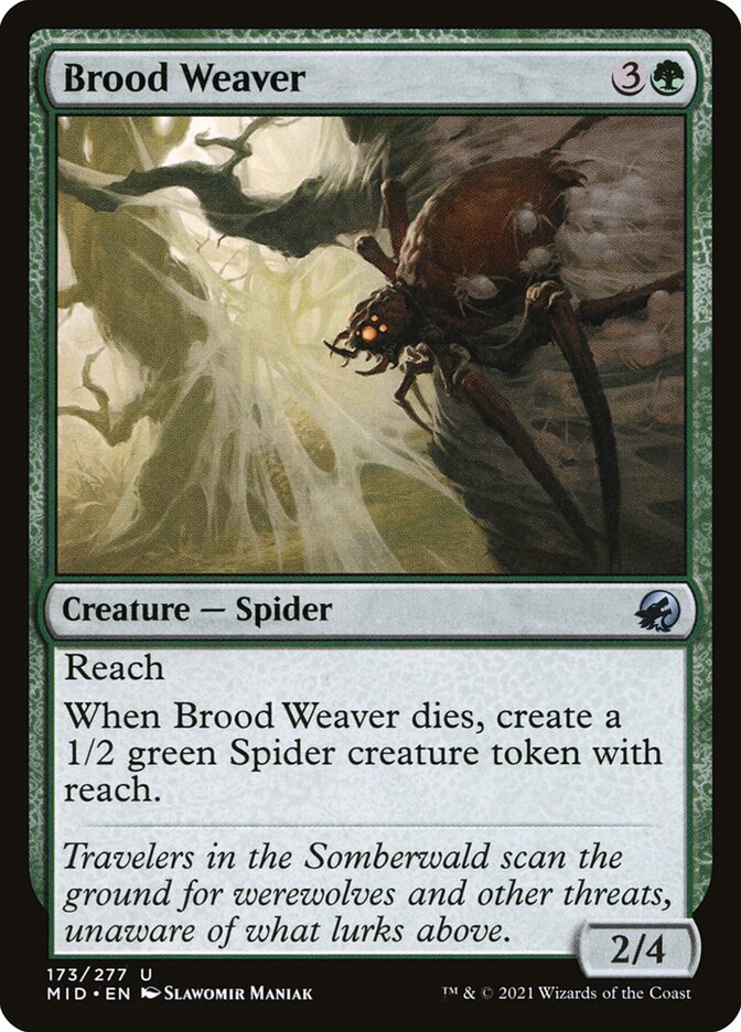 MTG Card Title: Brood Weaver MID/173