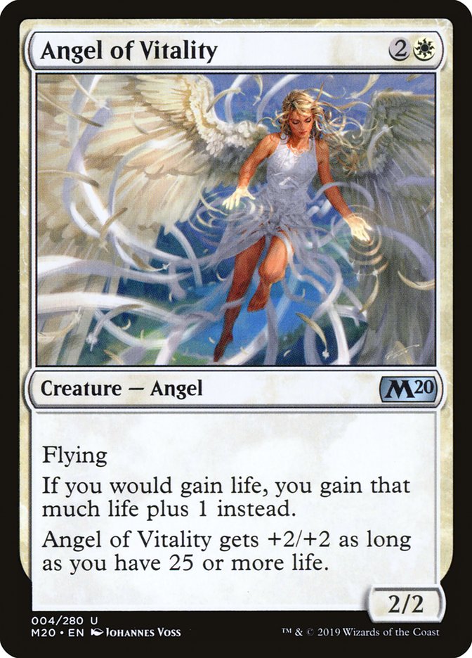MTG Card Title: Angel of Vitality M20/4