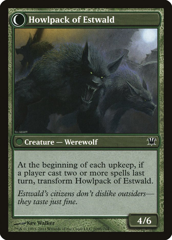 Villagers of Estwald // Howlpack of Estwald ISD/209