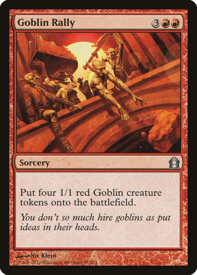MTG Card Title: Goblin Rally RTR/95