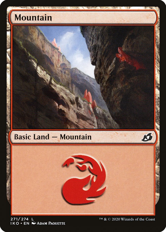 MTG Card Title: Mountain IKO/271