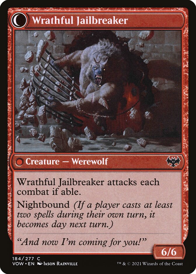 Weary Prisoner // Wrathful Jailbreaker VOW/184
