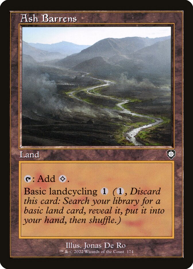 MTG Card Title: Ash Barrens BRC/174