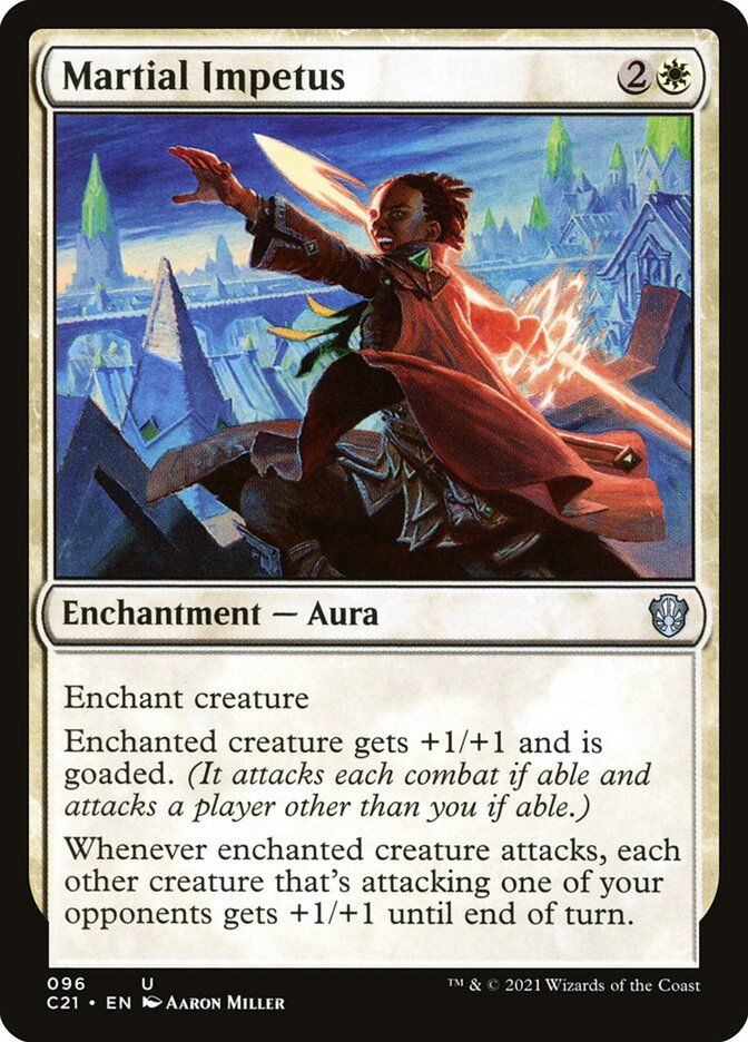 MTG Card Title: Martial Impetus C21/96