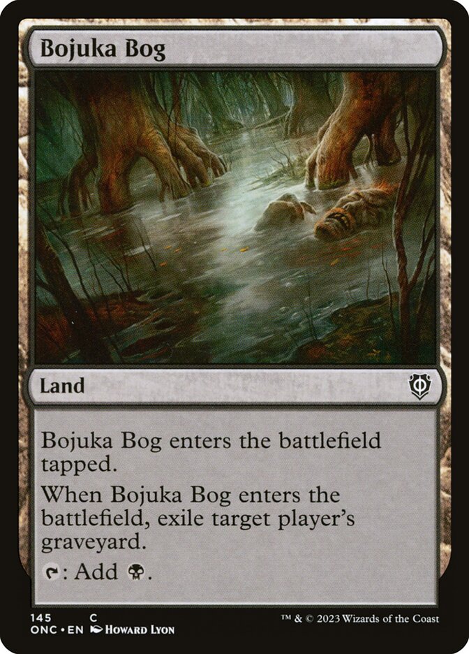 MTG Card Title: Bojuka Bog ONC/145