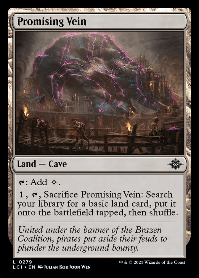 MTG Card Title: Promising Vein LCI/279