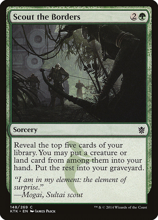 MTG Card Title: Scout the Borders KTK/148