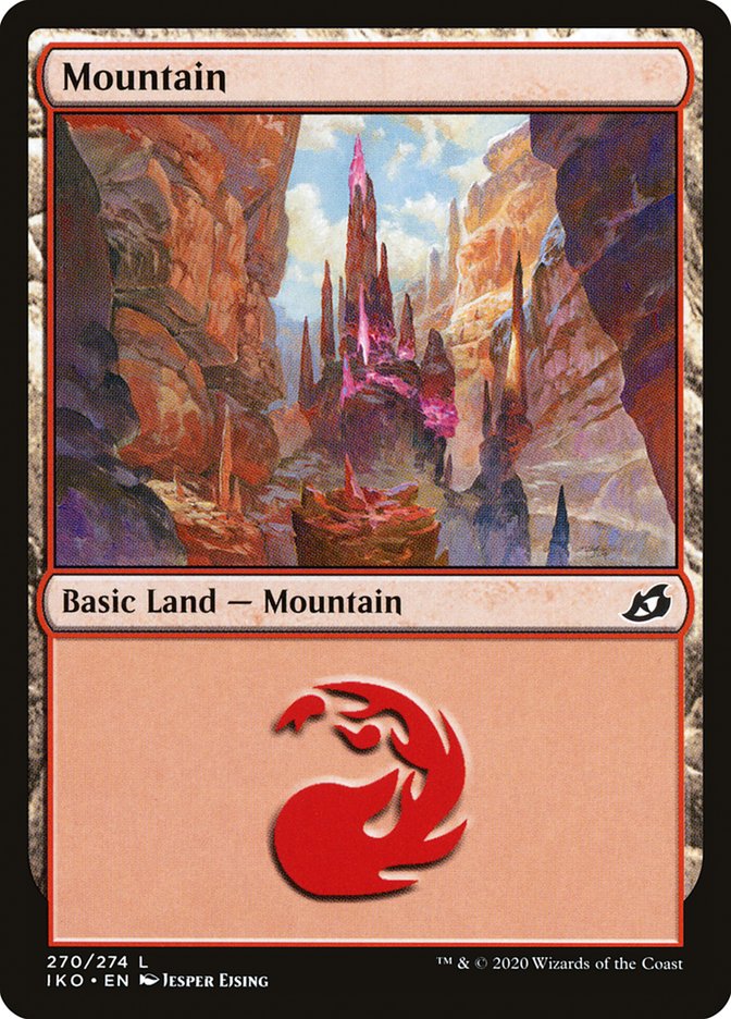 MTG Card Title: Mountain IKO/270