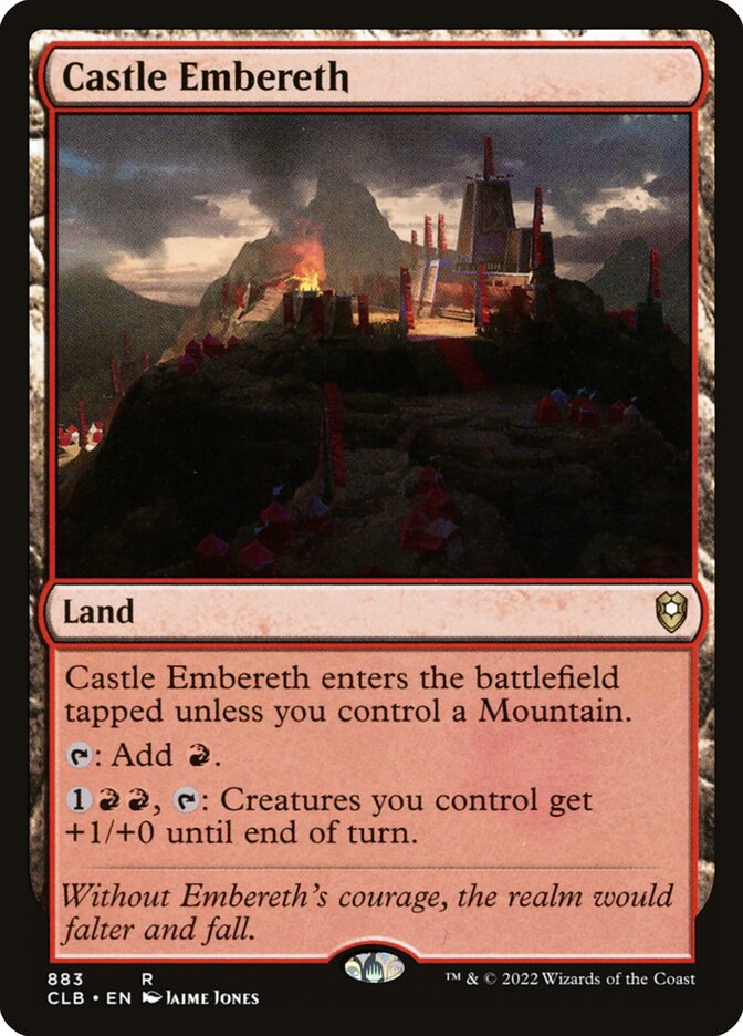 MTG Card Title: Castle Embereth CLB/883