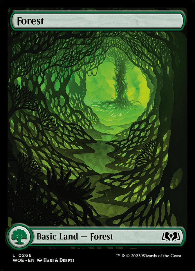 MTG Card Title: Forest WOE/266