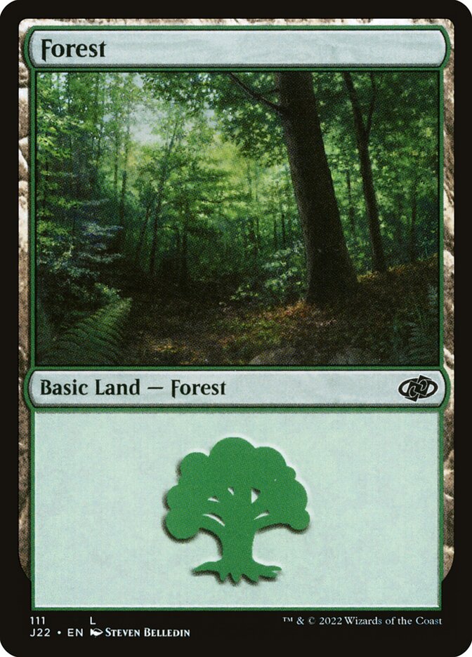 MTG Card Title: Forest J22/111